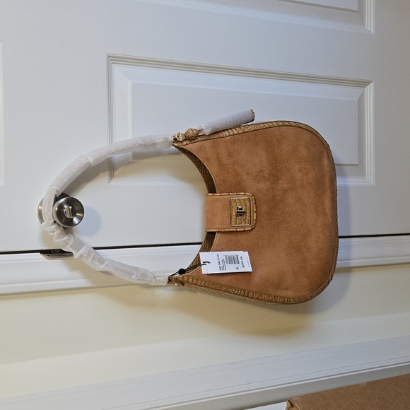 Brahmin Fallon Shoulder Bag In Tiramisu Adrift. NWT - Picture 1 of 16